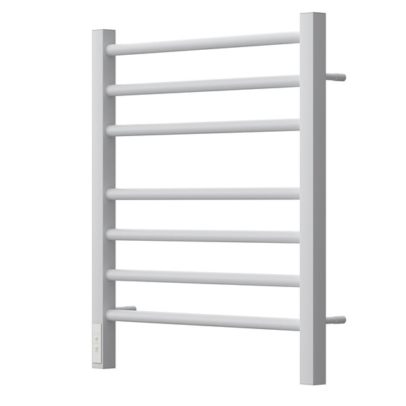 ПОЛОТЕНЦЕСУШИТЕЛЬ ЭЛЕКТРИЧЕСКИЙ POINT ВЕСТА PN70756W П7 500X600, ДИММЕР СЛЕВА, БЕЛЫЙ