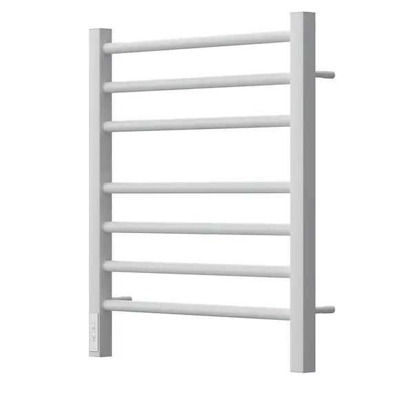 ПОЛОТЕНЦЕСУШИТЕЛЬ ЭЛЕКТРИЧЕСКИЙ POINT ВЕСТА PN70756W П7 500X600, ДИММЕР СЛЕВА, БЕЛЫЙ