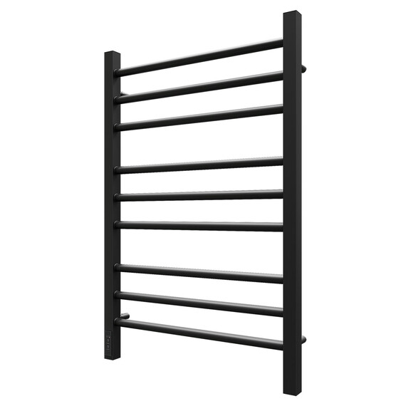 ПОЛОТЕНЦЕСУШИТЕЛЬ ЭЛЕКТРИЧЕСКИЙ POINT ВЕСТА PN70758B П9 500X800, ДИММЕР СЛЕВА, ЧЕРНЫЙ