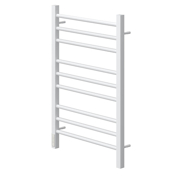 ПОЛОТЕНЦЕСУШИТЕЛЬ ЭЛЕКТРИЧЕСКИЙ POINT ВЕСТА PN70758W П9 500X800, ДИММЕР СЛЕВА, БЕЛЫЙ