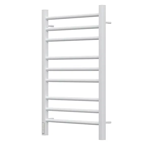 ПОЛОТЕНЦЕСУШИТЕЛЬ ЭЛЕКТРИЧЕСКИЙ POINT ВЕСТА PN70758W П9 500X800, ДИММЕР СЛЕВА, БЕЛЫЙ