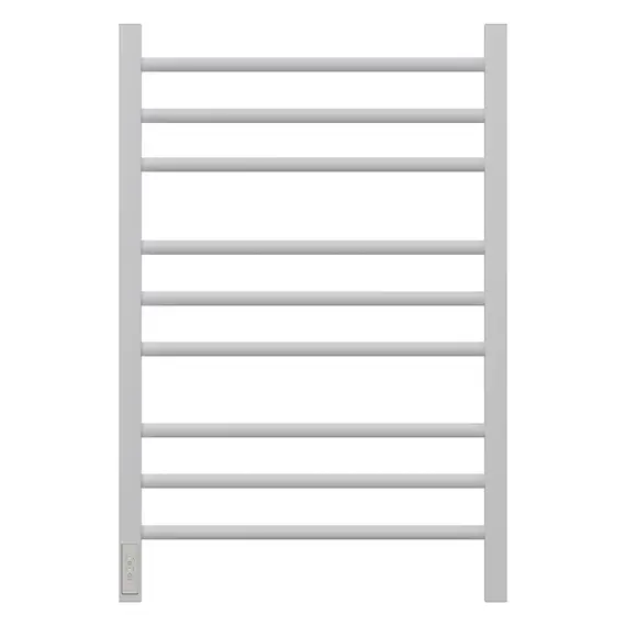 ПОЛОТЕНЦЕСУШИТЕЛЬ ЭЛЕКТРИЧЕСКИЙ POINT ВЕСТА PN70758W П9 500X800, ДИММЕР СЛЕВА, БЕЛЫЙ