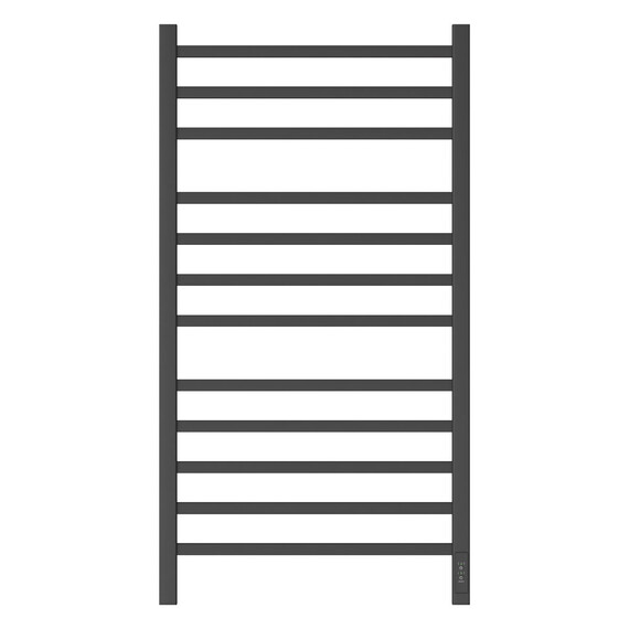 ПОЛОТЕНЦЕСУШИТЕЛЬ ЭЛЕКТРИЧЕСКИЙ POINT ВЕГА PN71850B П12 500X1000, ДИММЕР СПРАВА, ЧЕРНЫЙ
