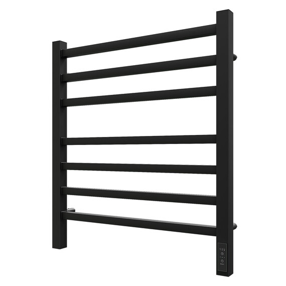 ПОЛОТЕНЦЕСУШИТЕЛЬ ЭЛЕКТРИЧЕСКИЙ POINT ВЕГА PN71856B П7 500X600, ДИММЕР СПРАВА, ЧЕРНЫЙ