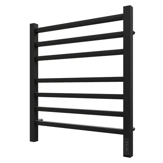 ПОЛОТЕНЦЕСУШИТЕЛЬ ЭЛЕКТРИЧЕСКИЙ POINT ВЕГА PN71856B П7 500X600, ДИММЕР СПРАВА, ЧЕРНЫЙ