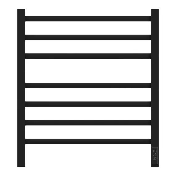 ПОЛОТЕНЦЕСУШИТЕЛЬ ЭЛЕКТРИЧЕСКИЙ POINT ВЕГА PN71856B П7 500X600, ДИММЕР СПРАВА, ЧЕРНЫЙ