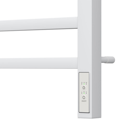 ПОЛОТЕНЦЕСУШИТЕЛЬ ЭЛЕКТРИЧЕСКИЙ POINT ВЕГА PN71856W П7 500X600, ДИММЕР СПРАВА, БЕЛЫЙ