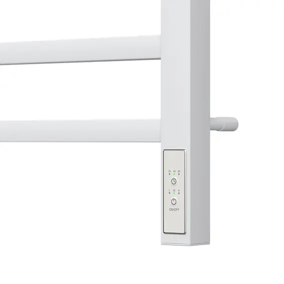 ПОЛОТЕНЦЕСУШИТЕЛЬ ЭЛЕКТРИЧЕСКИЙ POINT ВЕГА PN71856W П7 500X600, ДИММЕР СПРАВА, БЕЛЫЙ