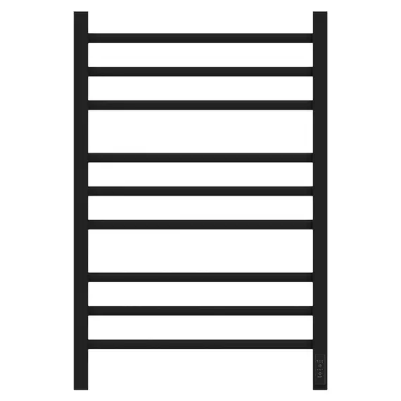 ПОЛОТЕНЦЕСУШИТЕЛЬ ЭЛЕКТРИЧЕСКИЙ POINT ВЕГА PN71858B П9 500X800, ДИММЕР СПРАВА, ЧЕРНЫЙ