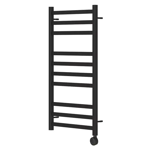 ПОЛОТЕНЦЕСУШИТЕЛЬ ЭЛЕКТРИЧЕСКИЙ POINT МЕРКУРИЙ PN83150BE П10 500X1000, ЛЕВЫЙ/ПРАВЫЙ, ЧЕРНЫЙ