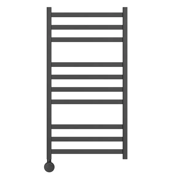 ПОЛОТЕНЦЕСУШИТЕЛЬ ЭЛЕКТРИЧЕСКИЙ POINT МЕРКУРИЙ PN83150BE П10 500X1000, ЛЕВЫЙ/ПРАВЫЙ, ЧЕРНЫЙ