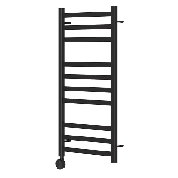 ПОЛОТЕНЦЕСУШИТЕЛЬ ЭЛЕКТРИЧЕСКИЙ POINT МЕРКУРИЙ PN83150BE П10 500X1000, ЛЕВЫЙ/ПРАВЫЙ, ЧЕРНЫЙ