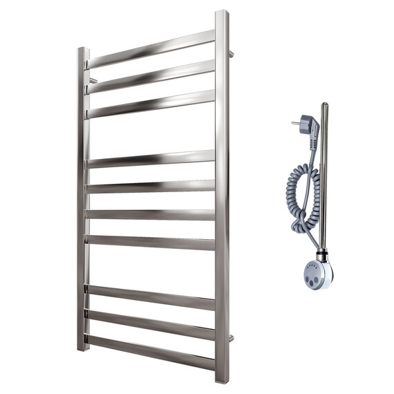 ПОЛОТЕНЦЕСУШИТЕЛЬ ЭЛЕКТРИЧЕСКИЙ POINT МЕРКУРИЙ PN83150E П10 500X1000 ЛЕВЫЙ/ПРАВЫЙ, ХРОМ