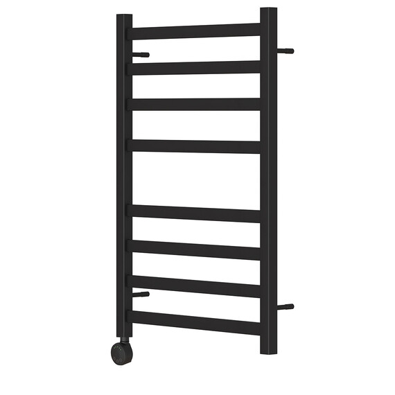 ПОЛОТЕНЦЕСУШИТЕЛЬ ЭЛЕКТРИЧЕСКИЙ POINT МЕРКУРИЙ PN83158BE П8 500X800 ЛЕВЫЙ/ПРАВЫЙ, ЧЕРНЫЙ