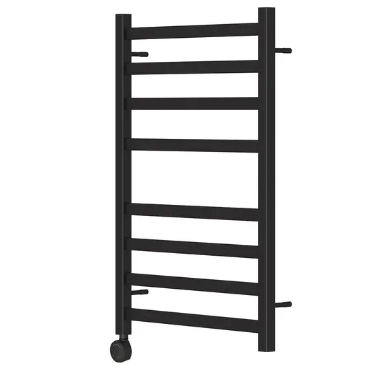 ПОЛОТЕНЦЕСУШИТЕЛЬ ЭЛЕКТРИЧЕСКИЙ POINT МЕРКУРИЙ PN83158BE П8 500X800 ЛЕВЫЙ/ПРАВЫЙ, ЧЕРНЫЙ