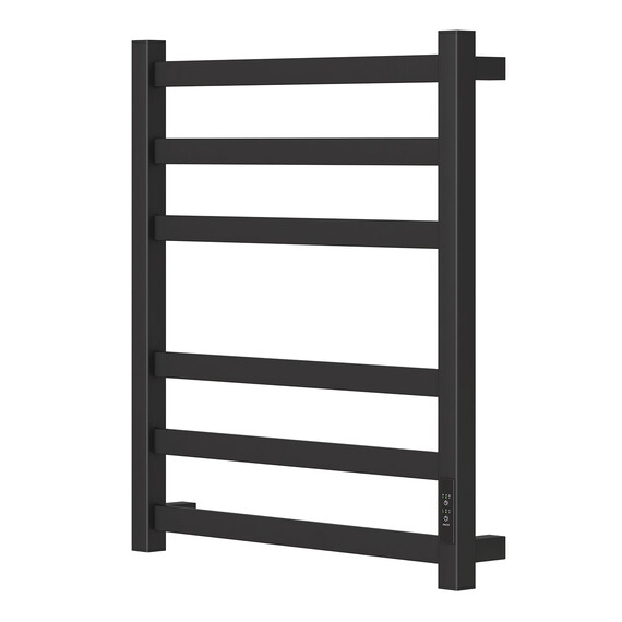 ПОЛОТЕНЦЕСУШИТЕЛЬ ЭЛЕКТРИЧЕСКИЙ POINT МЕРКУРИЙ PN83856B П6 500X600, ДИММЕР СПРАВА, ЧЕРНЫЙ