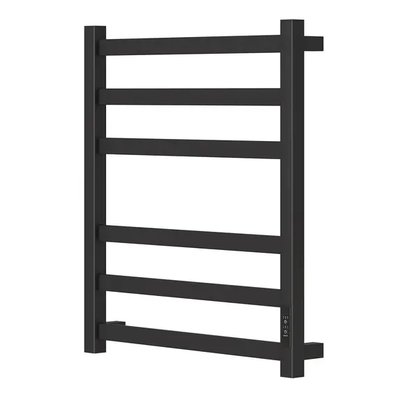 ПОЛОТЕНЦЕСУШИТЕЛЬ ЭЛЕКТРИЧЕСКИЙ POINT МЕРКУРИЙ PN83856B П6 500X600, ДИММЕР СПРАВА, ЧЕРНЫЙ