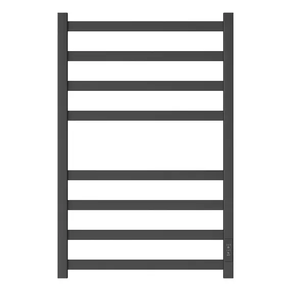 ПОЛОТЕНЦЕСУШИТЕЛЬ ЭЛЕКТРИЧЕСКИЙ POINT МЕРКУРИЙ PN83858B П8 500X800, ДИММЕР СПРАВА, ЧЕРНЫЙ