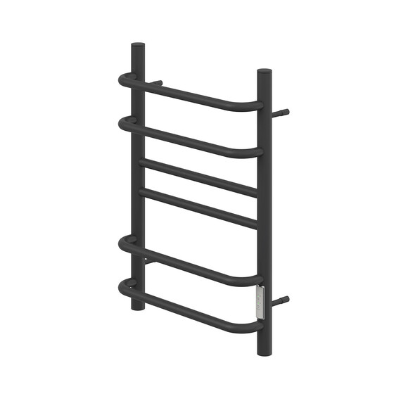 ПОЛОТЕНЦЕСУШИТЕЛЬ ЭЛЕКТРИЧЕСКИЙ POINT САТУРН PN90846B П6 400X600 ДИММЕР СПРАВА, ЧЕРНЫЙ