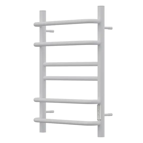 ПОЛОТЕНЦЕСУШИТЕЛЬ ЭЛЕКТРИЧЕСКИЙ POINT САТУРН PN90846W П6 400X600 ДИММЕР СПРАВА, БЕЛЫЙ