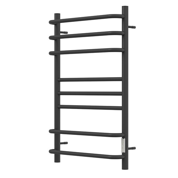 ПОЛОТЕНЦЕСУШИТЕЛЬ ЭЛЕКТРИЧЕСКИЙ POINT САТУРН PN90858B П8 500X800 ДИММЕР СПРАВА, ЧЕРНЫЙ