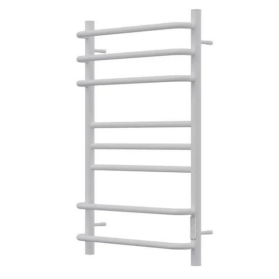 ПОЛОТЕНЦЕСУШИТЕЛЬ ЭЛЕКТРИЧЕСКИЙ POINT САТУРН PN90858W П8 500X800 ДИММЕР СПРАВА, БЕЛЫЙ