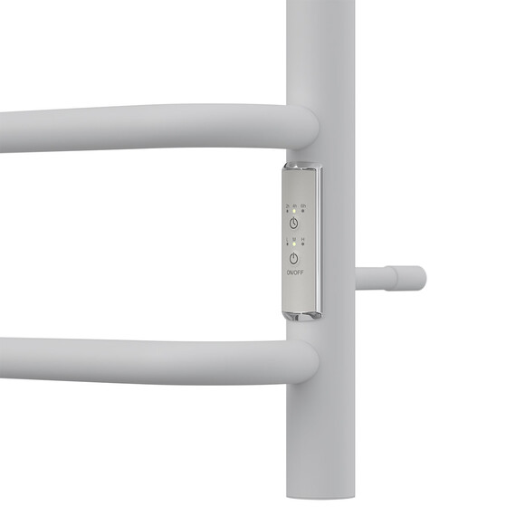 ПОЛОТЕНЦЕСУШИТЕЛЬ ЭЛЕКТРИЧЕСКИЙ POINT САТУРН PN90858W П8 500X800 ДИММЕР СПРАВА, БЕЛЫЙ