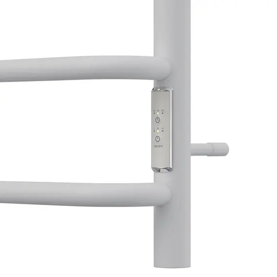 ПОЛОТЕНЦЕСУШИТЕЛЬ ЭЛЕКТРИЧЕСКИЙ POINT САТУРН PN90858W П8 500X800 ДИММЕР СПРАВА, БЕЛЫЙ