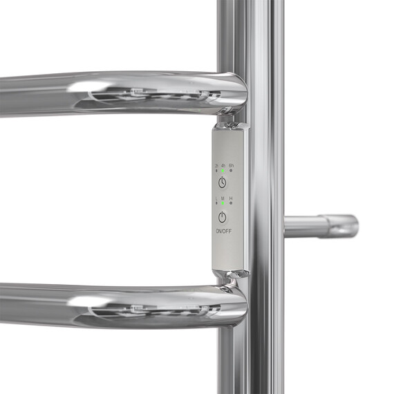 ПОЛОТЕНЦЕСУШИТЕЛЬ ЭЛЕКТРИЧЕСКИЙ POINT САТУРН PN90858 П8 500X800 ДИММЕР СПРАВА, ХРОМ