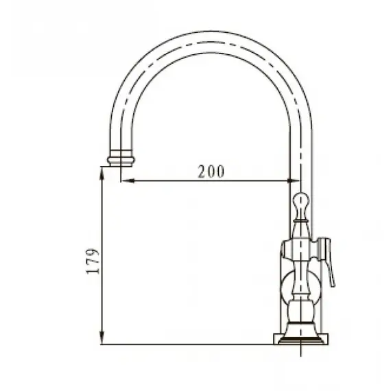 СМЕСИТЕЛЬ KAISER KING ДЛЯ МОЙКИ БОКОВОЙ
