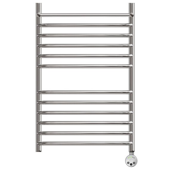 ПОЛОТЕНЦЕСУШИТЕЛЬ ЭЛЕКТРИЧЕСКИЙ POINT АЛЬФА PN05148SPE П11 400X800 С ПОЛКОЙ ЛЕВЫЙ/ПРАВЫЙ, ХРОМ