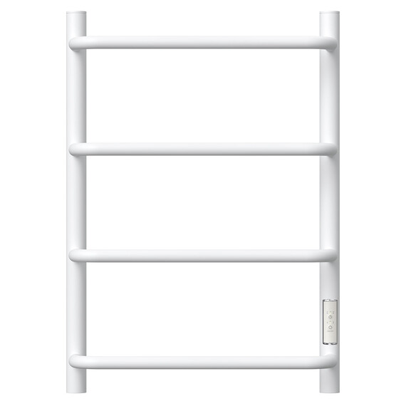ПОЛОТЕНЦЕСУШИТЕЛЬ ЭЛЕКТРИЧЕСКИЙ POINT НИКА PN08846W П4 400X600 ДИММЕР СПРАВА, БЕЛЫЙ