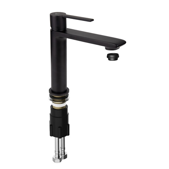 СМЕСИТЕЛЬ KAISER SERIO ДЛЯ РАКОВИНЫ BLACK MATT