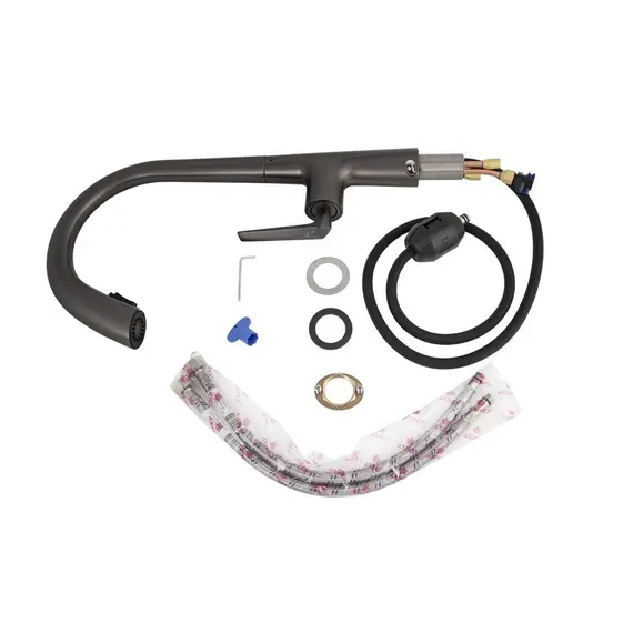 СМЕСИТЕЛЬ KAISER STRIKE ДЛЯ КУХНИ ВЫДВИЖНОЙ GUNMETAL