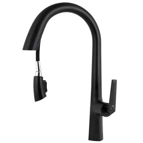 СМЕСИТЕЛЬ KAISER STRIKE ДЛЯ КУХНИ ВЫДВИЖНОЙ BLACK MATT