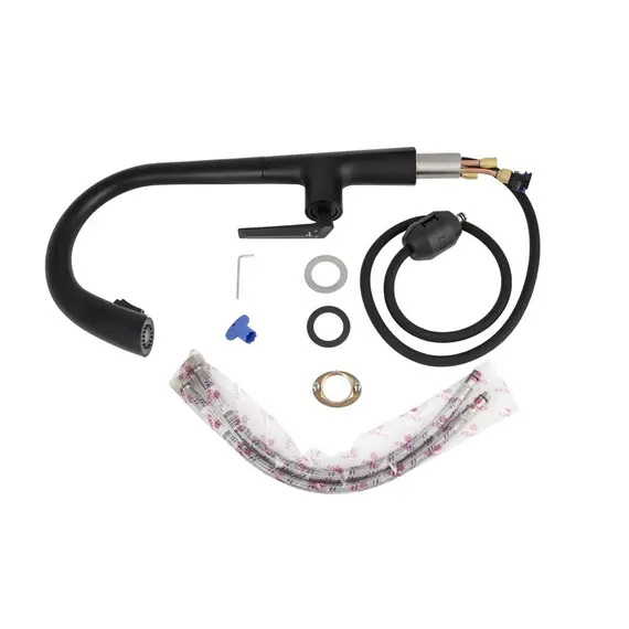 СМЕСИТЕЛЬ KAISER STRIKE ДЛЯ КУХНИ ВЫДВИЖНОЙ BLACK MATT