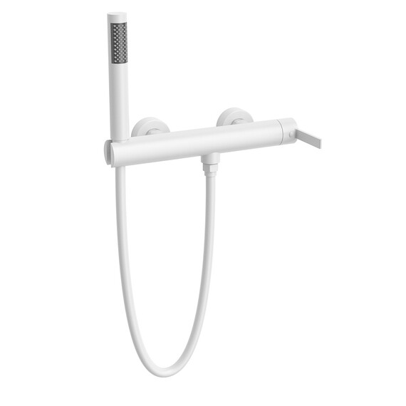 СМЕСИТЕЛЬ KAISER SERIO ДЛЯ ДУШЕВОЙ КАБИНЫ WHITE MATT