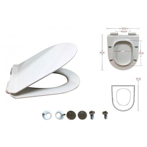 КРЫШКА - СИДЕНЬЕ  GARCIA БЕЛЫЙ (АРТ.147)