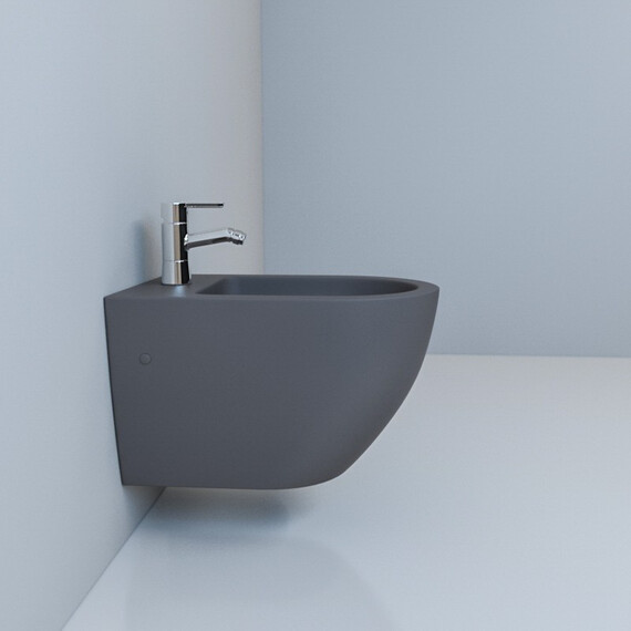 БИДЕ ПОДВЕСНОЕ ESBANO GARCIA СЕРЫЙ МАТОВЫЙ