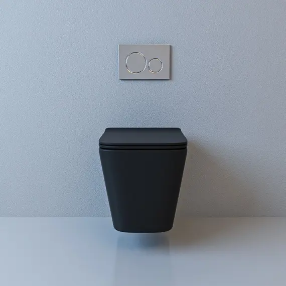 УНИТАЗ-ПОДВЕСНОЙ ESBANO GARTEZ ЧЕРНЫЙ МАТОВЫЙ