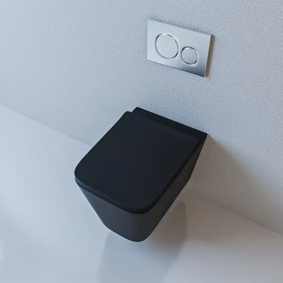 УНИТАЗ-ПОДВЕСНОЙ ESBANO GARTEZ ЧЕРНЫЙ МАТОВЫЙ