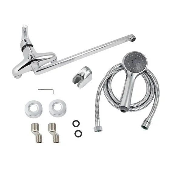 СМЕСИТЕЛЬ ДЛЯ ВАННЫ С ДУШЕМ KAISER NOVA BETTA СО ВСТРОЕННЫМ ПЕРЕКЛЮЧАТЕЛЕМ