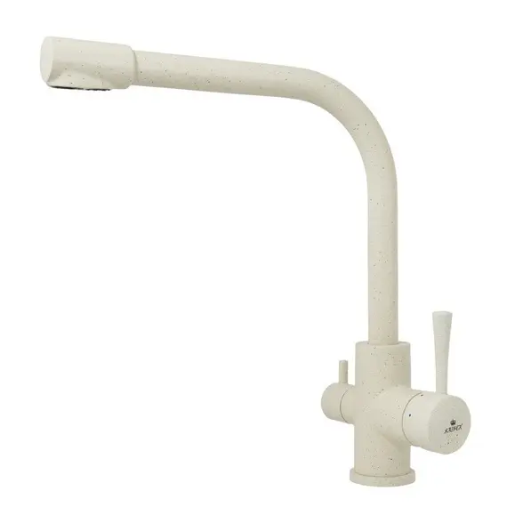 СМЕСИТЕЛЬ KAISER MERKUR ДЛЯ КУХНИ БОКОВОЙ ПОД ФИЛЬТР БЕЖЕВЫЙ МРАМОР-328