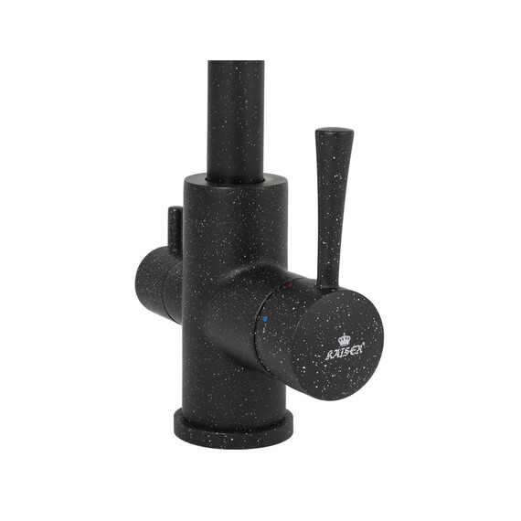 СМЕСИТЕЛЬ KAISER MERKUR ДЛЯ КУХНИ БОКОВОЙ ПОД ФИЛЬТР ЧЕРНЫЙ-308