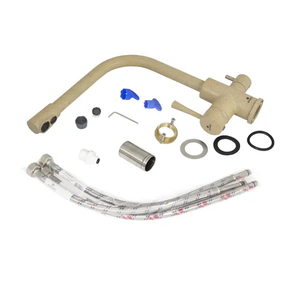 СМЕСИТЕЛЬ KAISER MERKUR ДЛЯ КУХНИ БОКОВОЙ ПОД ФИЛЬТР ПЕСОЧНЫЙ-302