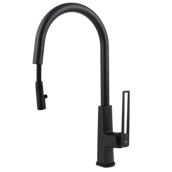 СМЕСИТЕЛЬ KAISER MERKUR ДЛЯ КУХНИ ВЫДВИЖНОЙ SEDAL BLACK MATT