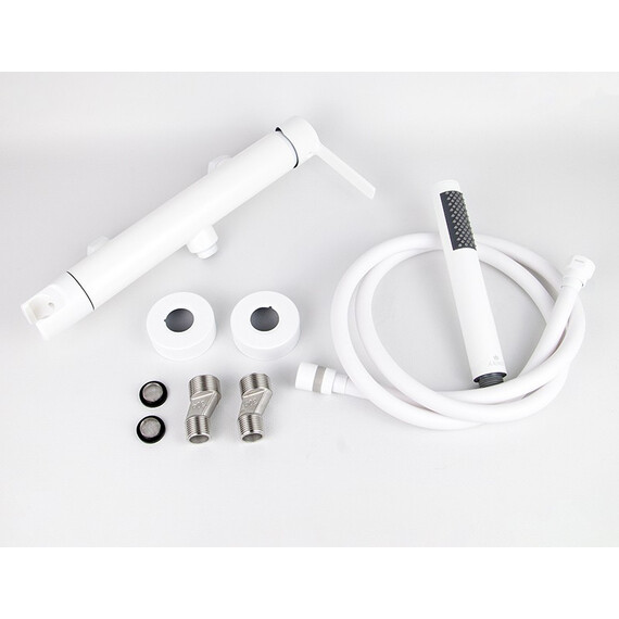 СМЕСИТЕЛЬ KAISER SERIO ДЛЯ ДУШЕВОЙ КАБИНЫ WHITE MATT