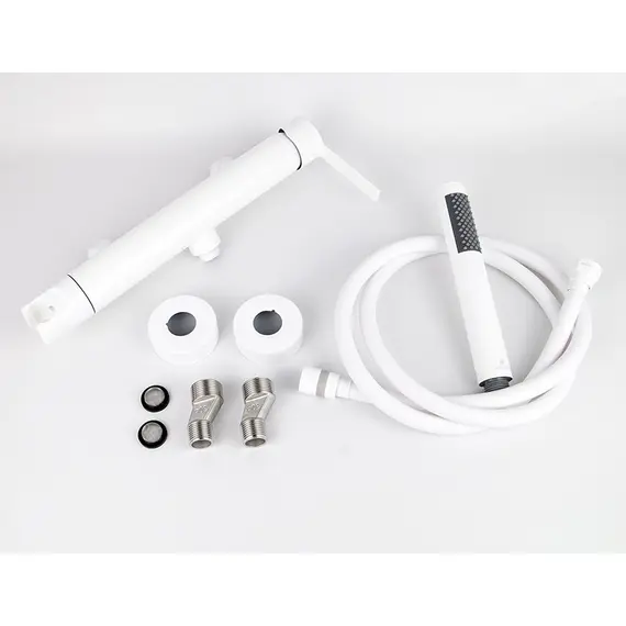 СМЕСИТЕЛЬ KAISER SERIO ДЛЯ ДУШЕВОЙ КАБИНЫ WHITE MATT