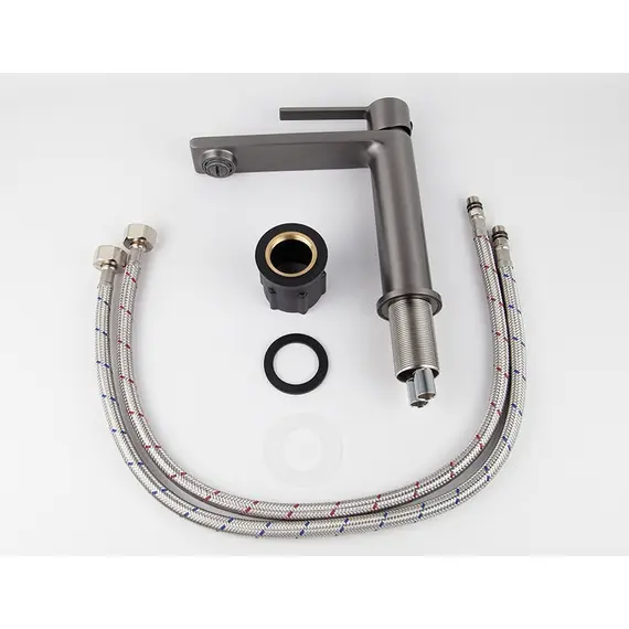 СМЕСИТЕЛЬ KAISER SERIO ДЛЯ РАКОВИНЫ GUN METAL