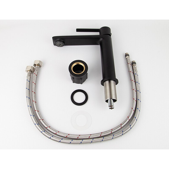 СМЕСИТЕЛЬ KAISER SERIO ДЛЯ РАКОВИНЫ BLACK MATT